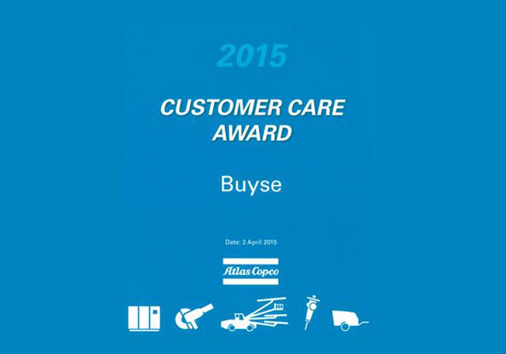 Customer care award 2015